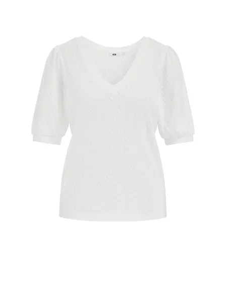 WE Fashion Pulover alb