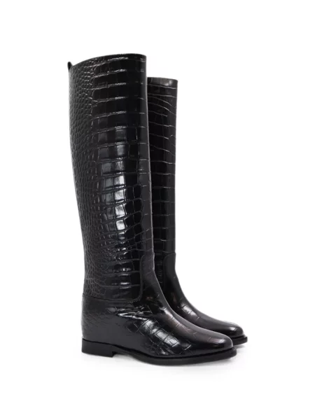 Botine Notabene din piele negru