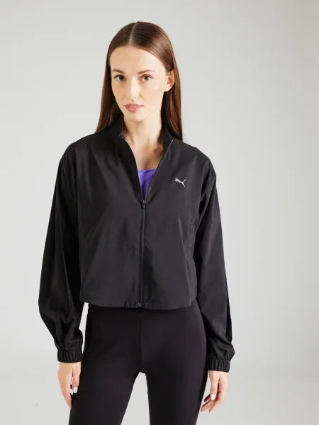 PUMA Geacă sport negru