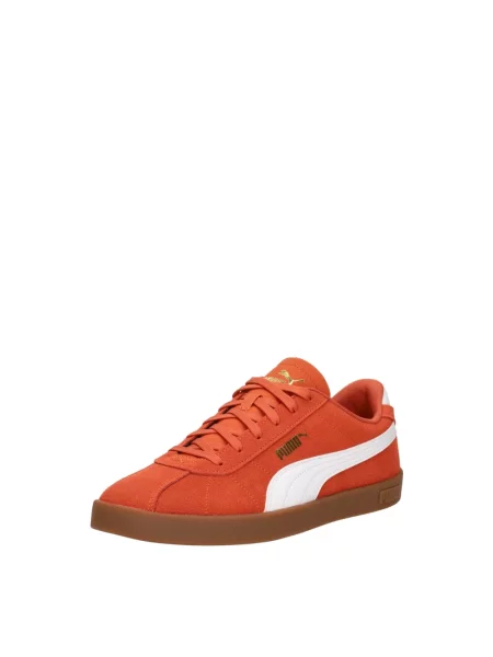 Sneakersy Puma zamszowe pomarańczowe