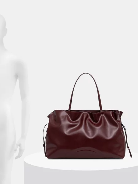 Кожаная сумка шоппер Tory Burch