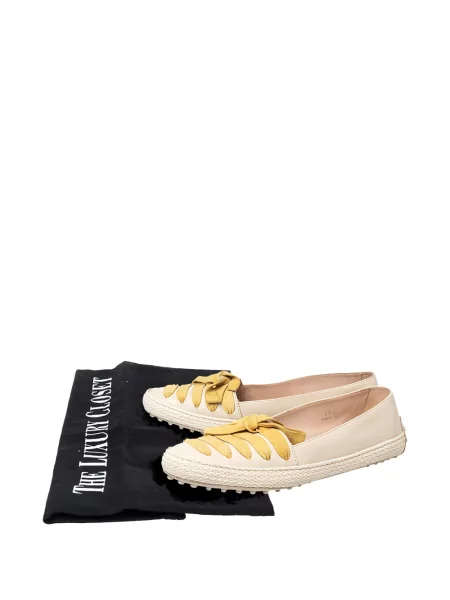 Balerini Tod's cu funde din piele