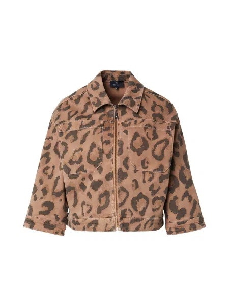 Monari Geacă de primăvară-toamnă / brocart maro