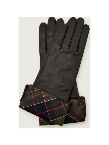 Barbour mănuși negru maro