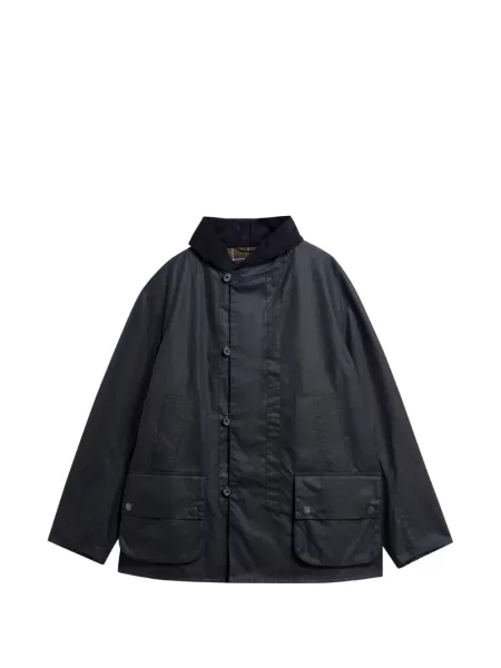 Gulerat ceruit geacă Barbour de catifea cord albastru