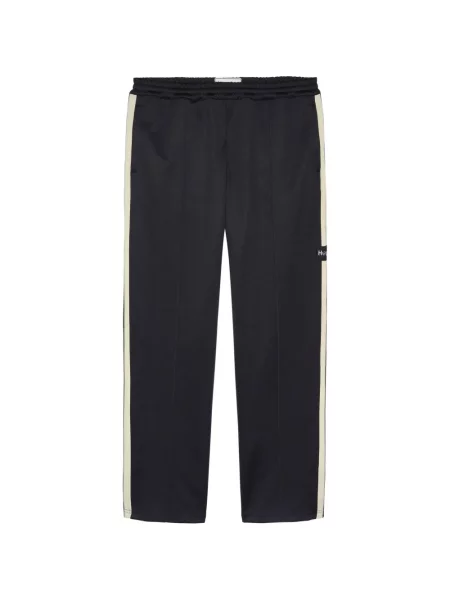 Pantaloni Hopeium cu dungi alergare cu autograf albastru