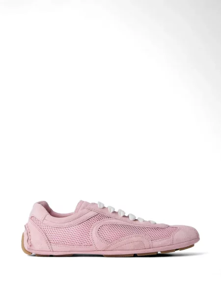 Sneakerși Prada plasă roz