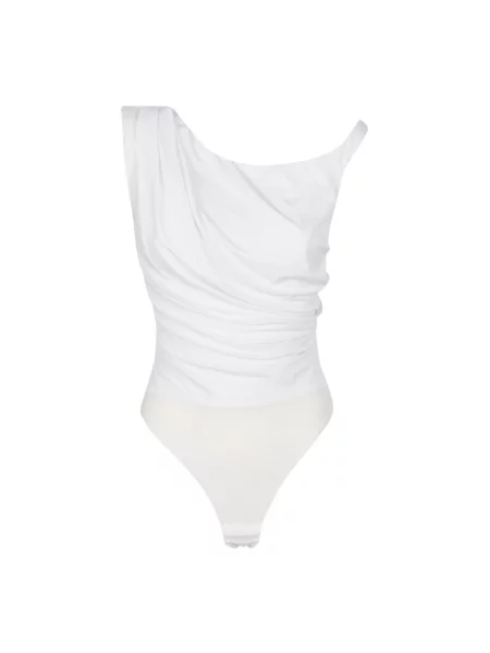 Koszulka Elisabetta Franchi z dżerseju biała