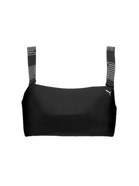 Верхня частина купальника PUMA Swim Bandeau Top комбінований верх чорний