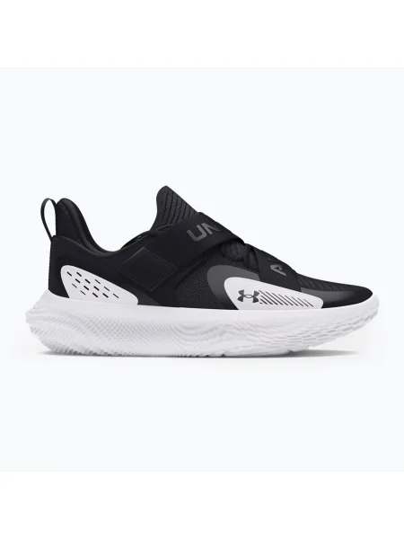 Under Armour Flow Futr X 4 fekete/fehér/fekete kosárlabda cipő. Méret: 45 EU fehér