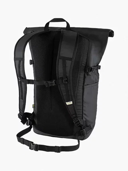 Однотонний великий рюкзак Fjallraven чорний