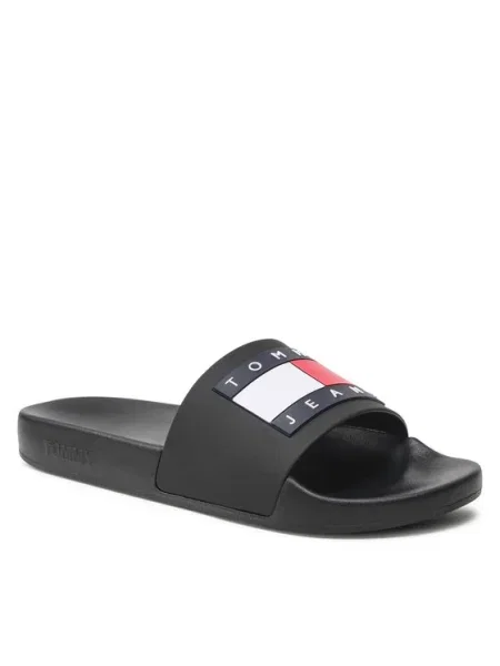 Olcsóbban. Férfi papucs Tommy Jeans Pool Slide Ess black. Méret: 40 EU fekete