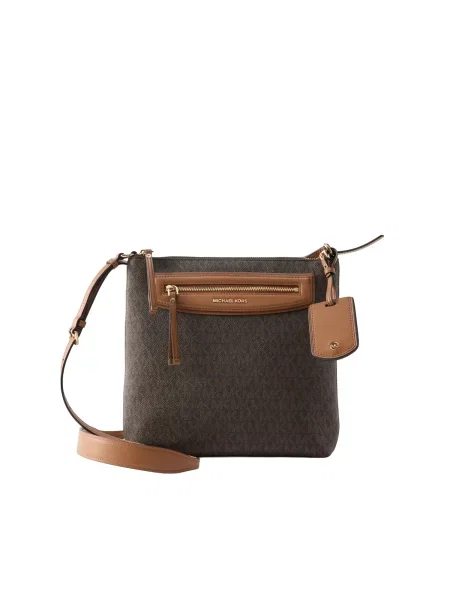 MICHAEL Michael Kors Taška přes rameno / koňaková / brokátová hnědá