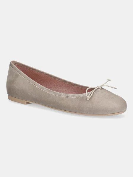 Pretty Ballerinas balerini din piele întoarsă Nicole bej