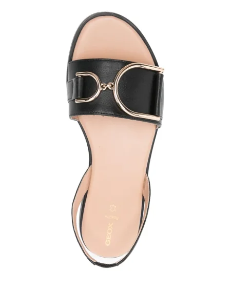 Sandale Geox cu cataramă slingback negru