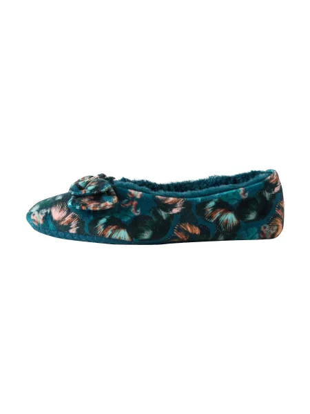 B by Ted Baker Papuci de casă turcoaz / cyan / portocaliu deschis negru