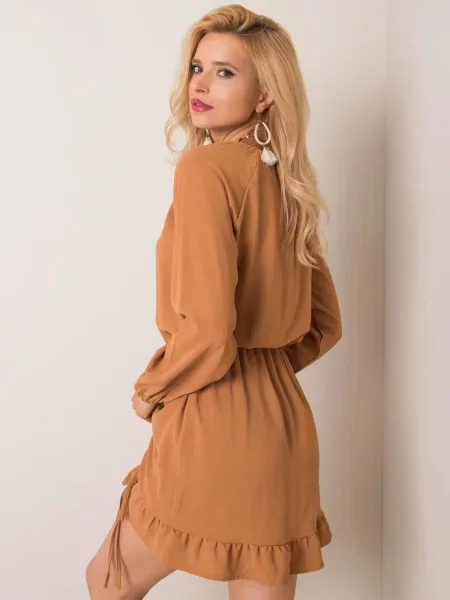 Rochie Rue Paris de costum maro