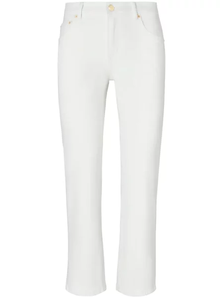 Blugi evazați Tory Burch alb