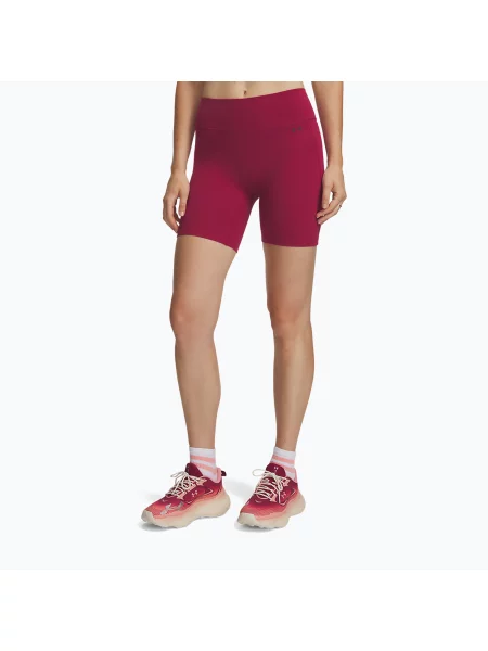 Pantaloni scurți de antrenament pentru femei Under Armour Motion Bike Shorts claret/ox blood