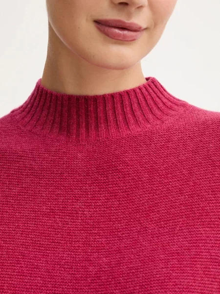 Шерстяной свитер United Colors Of Benetton розовый
