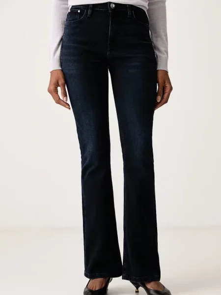 Guess blugi flared pentru femei SEXY FLARE albastru