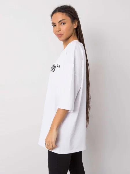 Tricou Fashionhunters alb