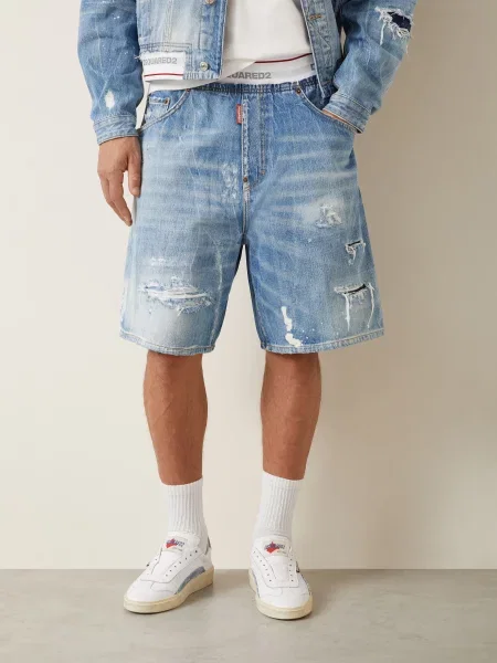 Džínové Šortky navy blue modré