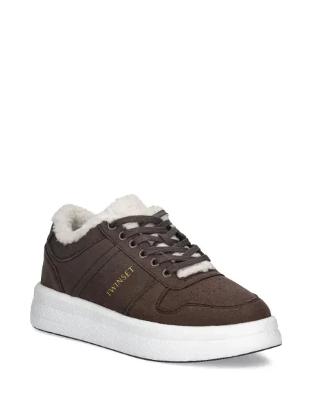 Sneakerși Twinset cu imagine maro