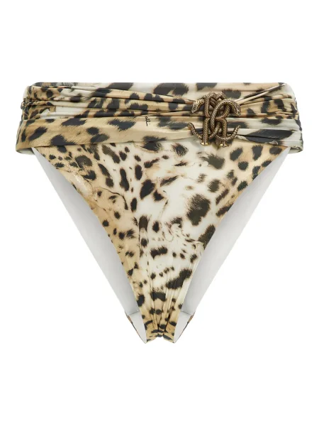 Bikini Roberto Cavalli cu imagine cu model leopard maro