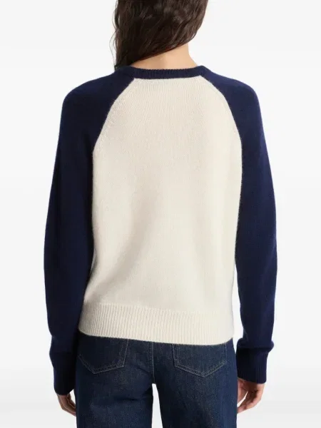 Pulover Sporty & Rich cu broderie