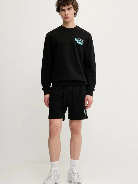 Bombažen pulover Tommy Jeans črna