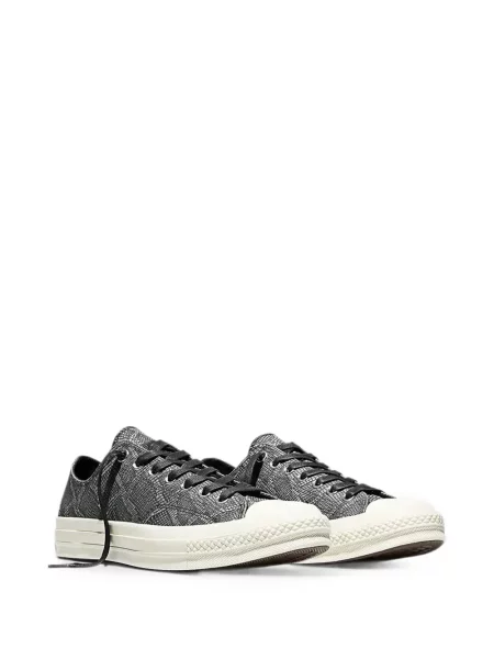 Sneakerși Converse Chuck 70 cu model leopard cu mărgele negru