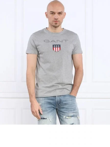 Gant Póló SHIELD SS szürke