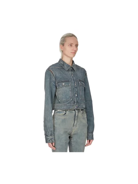 Kurtka koszulowa Rick Owens niebieska