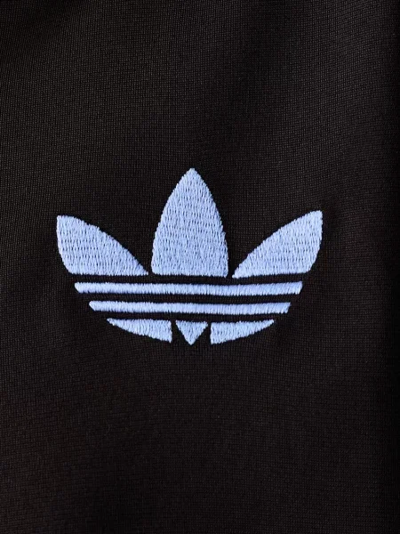 Суичър с цип Adidas Originals кафяво