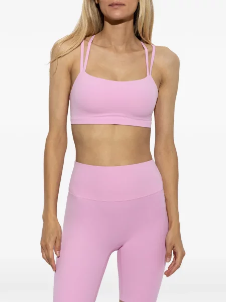 Decupat pantaloni scurți Nike cu broderie plasă roz