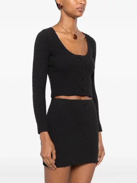 Decupat top Nanushka negru