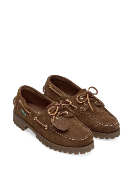 Pantofi loafer Sebago din piele de căprioară maro