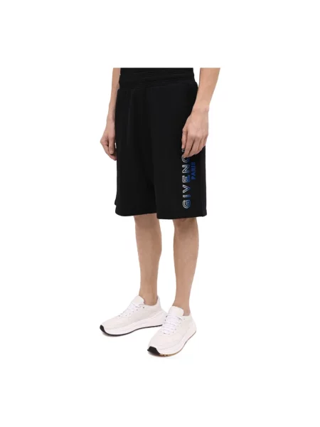 Szorty Givenchy do biegania z logo czarne