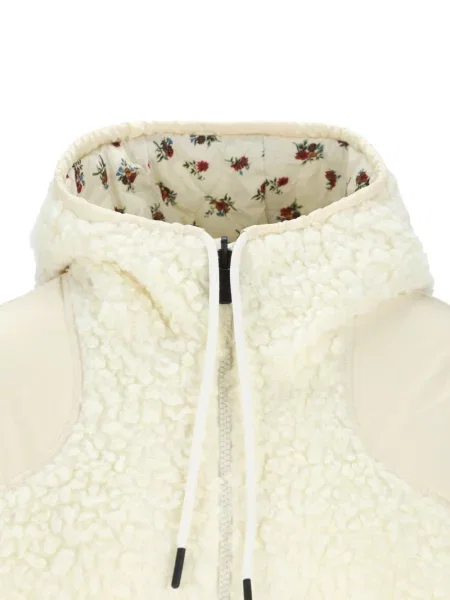 Φλοράλ αναστρεπτός μπουφάν Moncler Grenoble με σχέδιο λευκό
