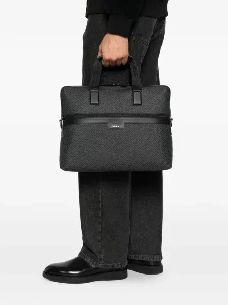 Torba za prijenosnike Boss s printom crna