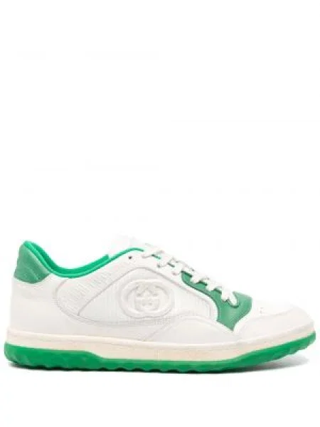 Sneakerși Gucci din piele alb