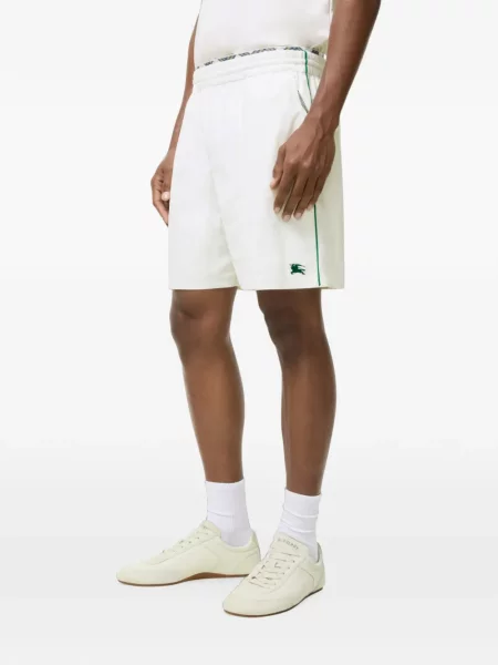 Pantaloni scurți Burberry tenis stretch alb