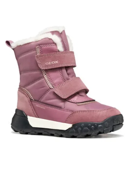 Geox Sniego batai J Trekkyup Girl B Abx M rožinė