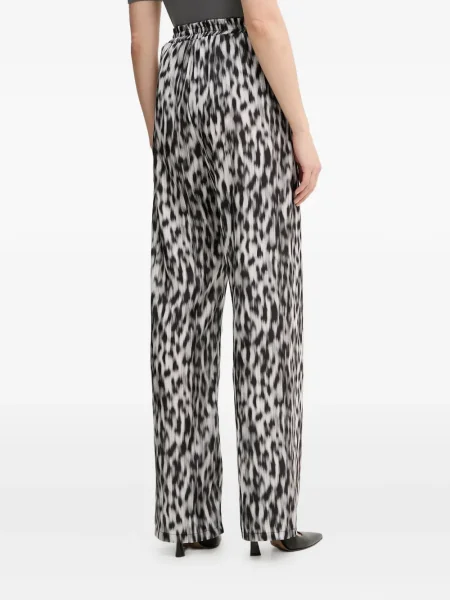 Pantaloni Silvian Heach cu imagine alb