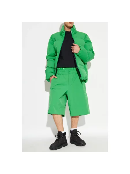 Szorty Moncler z nadrukiem zielone