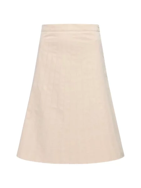 Fusta plisata Mm6 Maison Margiela din poplin