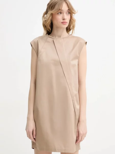 Maison Margiela rochie din mini drept verde