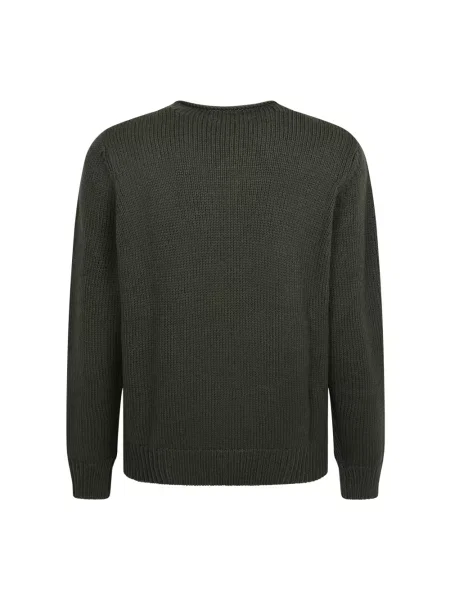 Sweter Dell'oglio wełniany zielony