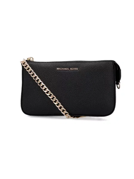 Michael Kors de piele geantă pe umăr negru